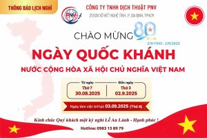 nghỉ Lễ Quốc Khánh 2/9