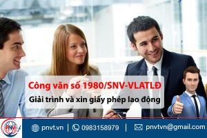 Công văn số 1980/SNV-VLATLĐ