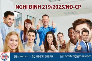 Nghị định số 219/2025/NĐ-CP