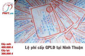 Lệ phí cấp giấy phép lao động cho người nước ngoài tại tỉnh Ninh Thuận