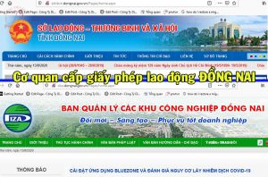 địa chỉ cấp giấy phép lao động tại đồng nai