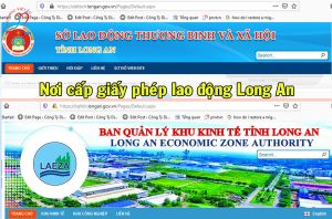 Cơ quan có thẩm quyền cấp giấy phép lao động ở Long An