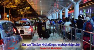 Sân bay Tân Sơn Nhất dừng cho phép nhập cảnh