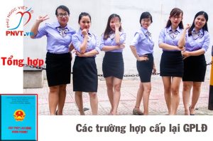 thủ tục cấp lại giấy phép lao động